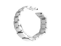 Pulseiras De Relógio Unissex 17,5 X 1,8 Cm, Pulseira De Aço Inoxidável, Pulseira De Substituição Prática Para Relógio De Pulso Olysi Shop