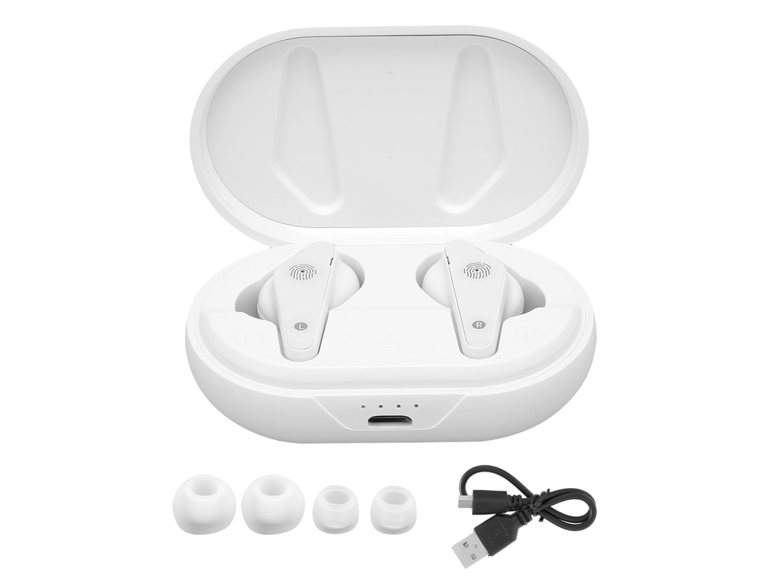 Aetheria fone de Ouvido Bluetooth 5.0 Sem Fio com Estojo de Carregamento Dual Call Headset
