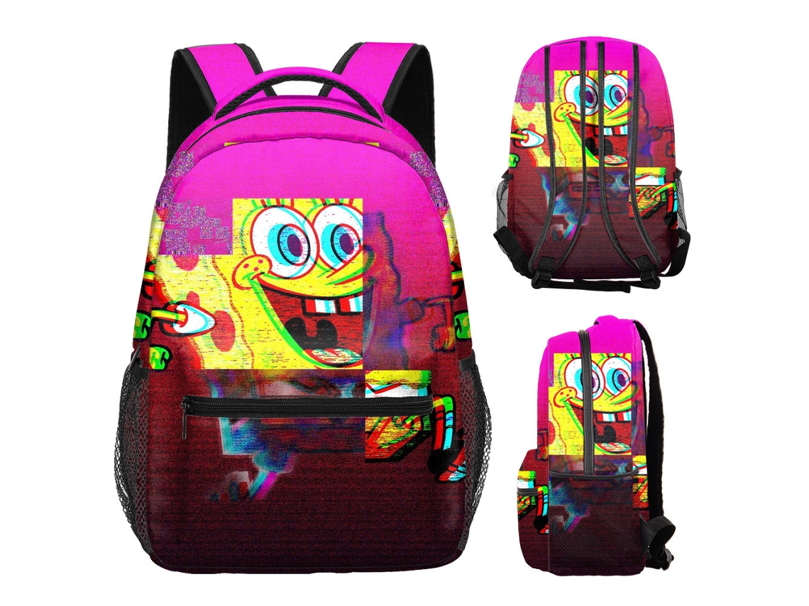 Mochila Escolar Estampada Com Desenhos Animados, Material Oxford, Mochila De Proteção Da Coluna E Descompressão Estilo 19