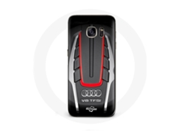 Capa para Samsung Galaxy S6 Audi S8 logotipo vermelho