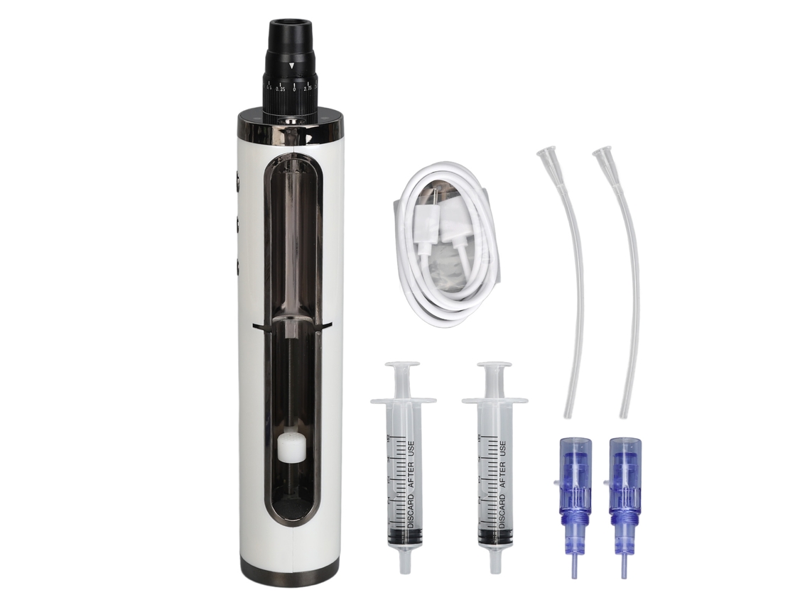 Lápiz De Microneedling Eléctrico Inalámbrico Com 5 Níveis E Cartuchos