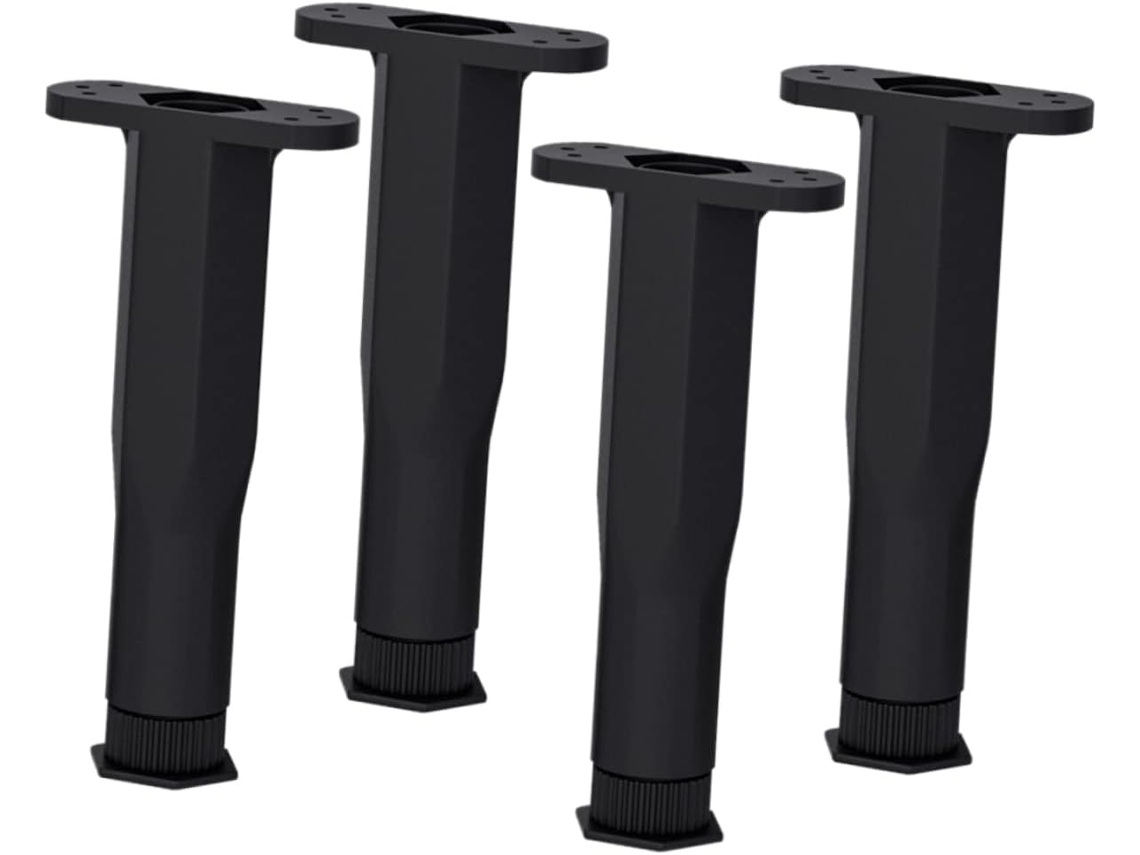 Conjunto De 4 Pés Suporte Ajustáveis Para Estrutura Cama, Com Reforço Central Para Colchão