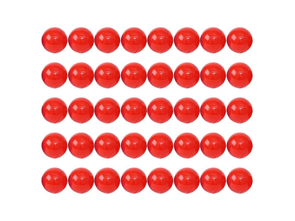 50 Bolinhas Plásticas Abertas Para Sorteio Ou Decoração De Festas