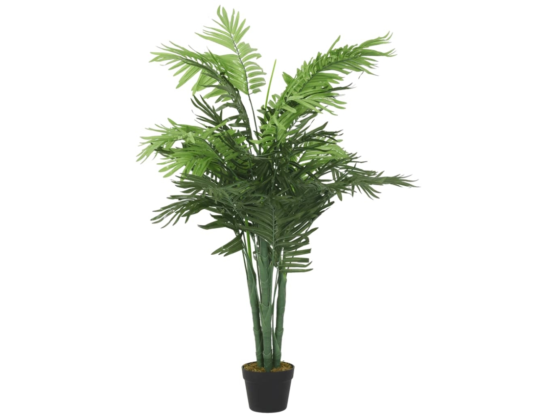 Palmeira Artificial 18 Folhas 80 Cm Verde