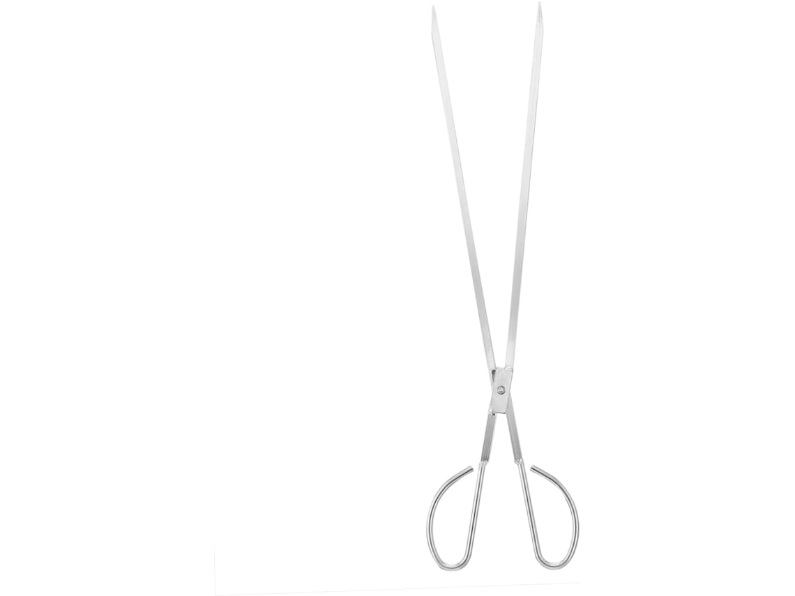 Pinça De Aquecimento Longa Extensível Em Aço Inoxidável Popetpop Para Churrasco Doméstico