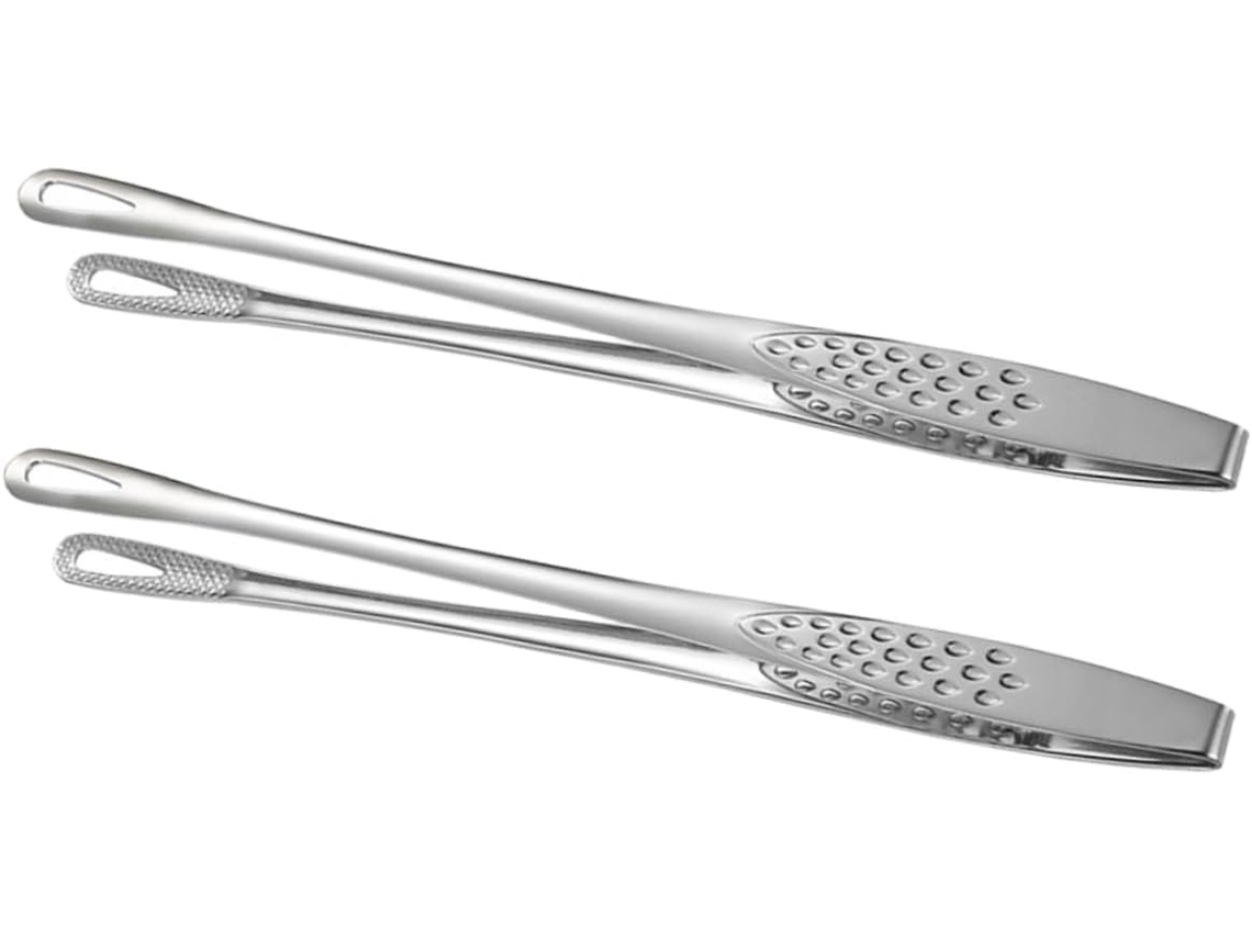 Pinças Para Alimentos Mipcase, Estilo Japonês, Em Aço Inoxidável 304, Resistentes Ao Calor, Com Pegada Segura Para