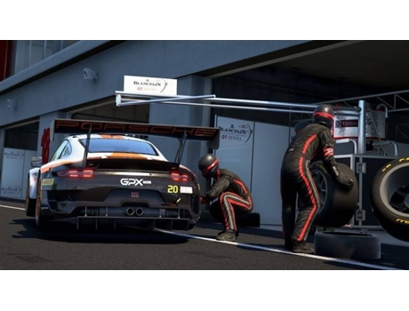 Jogo PS4 Assetto Corsa Competizione (Corridas - M3) — É um extraordinário jogo de simulação de corridas que permite aos jogadores viver a atmosfera real do campeonato GT3, competindo contra pilotos oficias, equipas, carros e circuitos reproduzidos no jogo