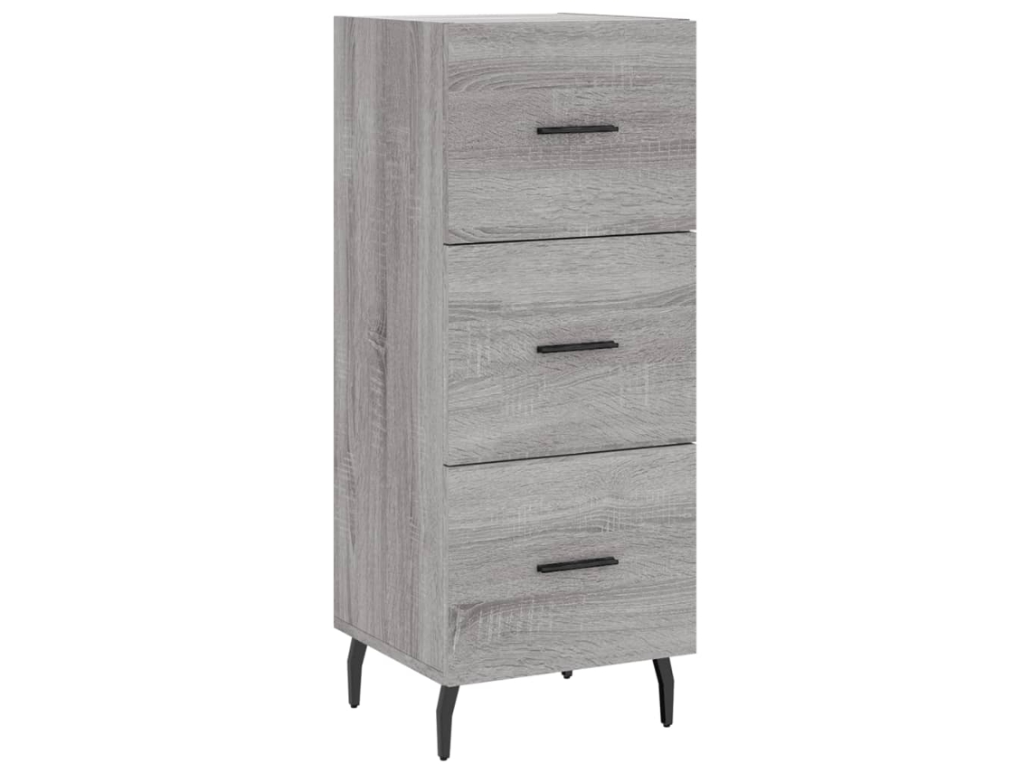 Aparador MAISON EXCLUSIVE Derivados de Madeira Sonoma Cinzento (34,5x34x90 cm)