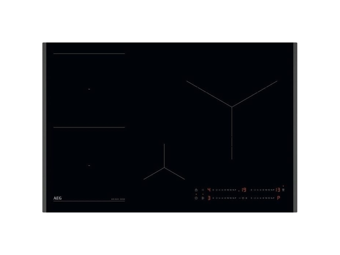 Placa de Indução AEG TO84IU0FFB Série 6000 (Elétrica - 80 cm - Preto)