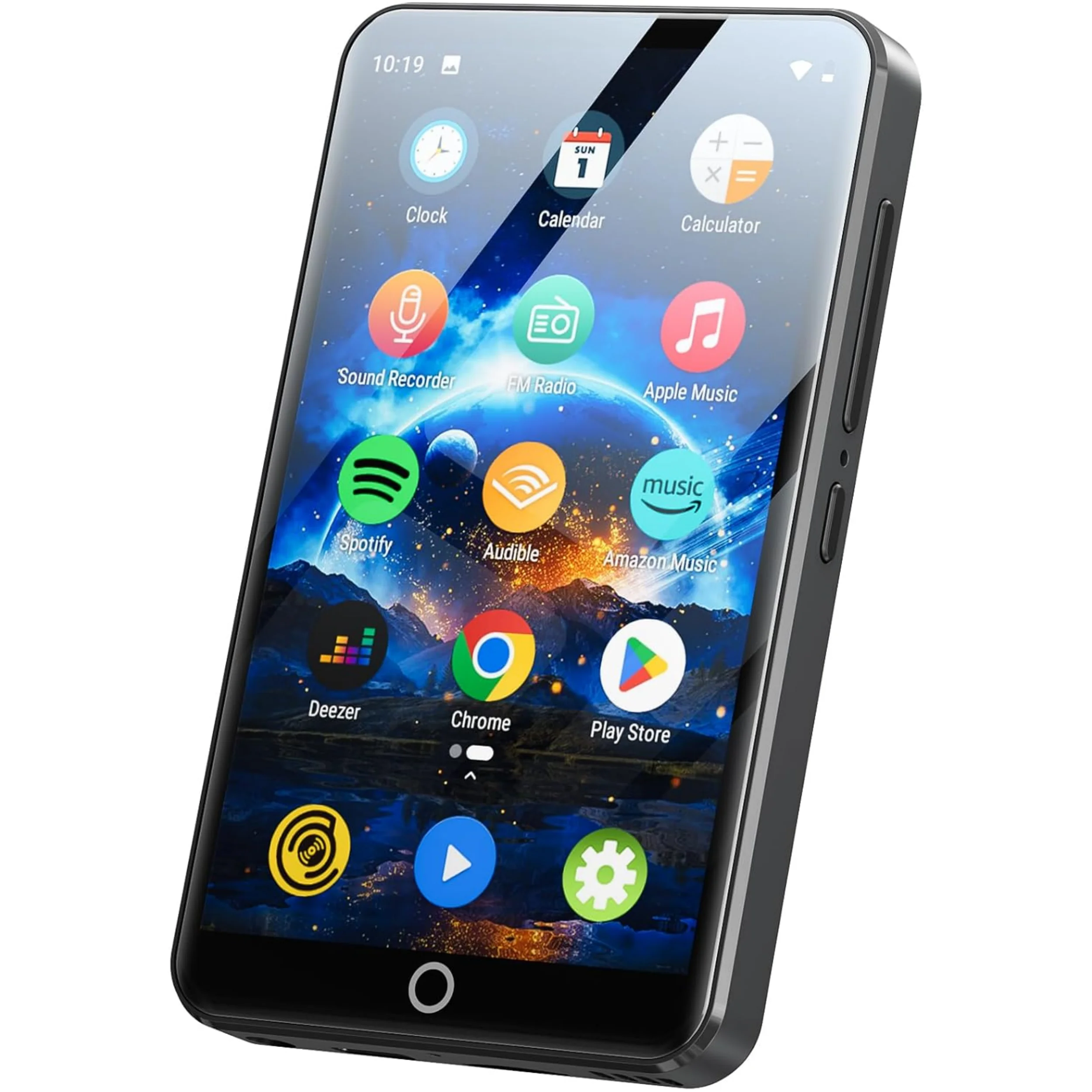 Android 9 Mp3 Mp4 Player Bluetooth Wifi 4 Polegadas Spotify Cinza 16gb