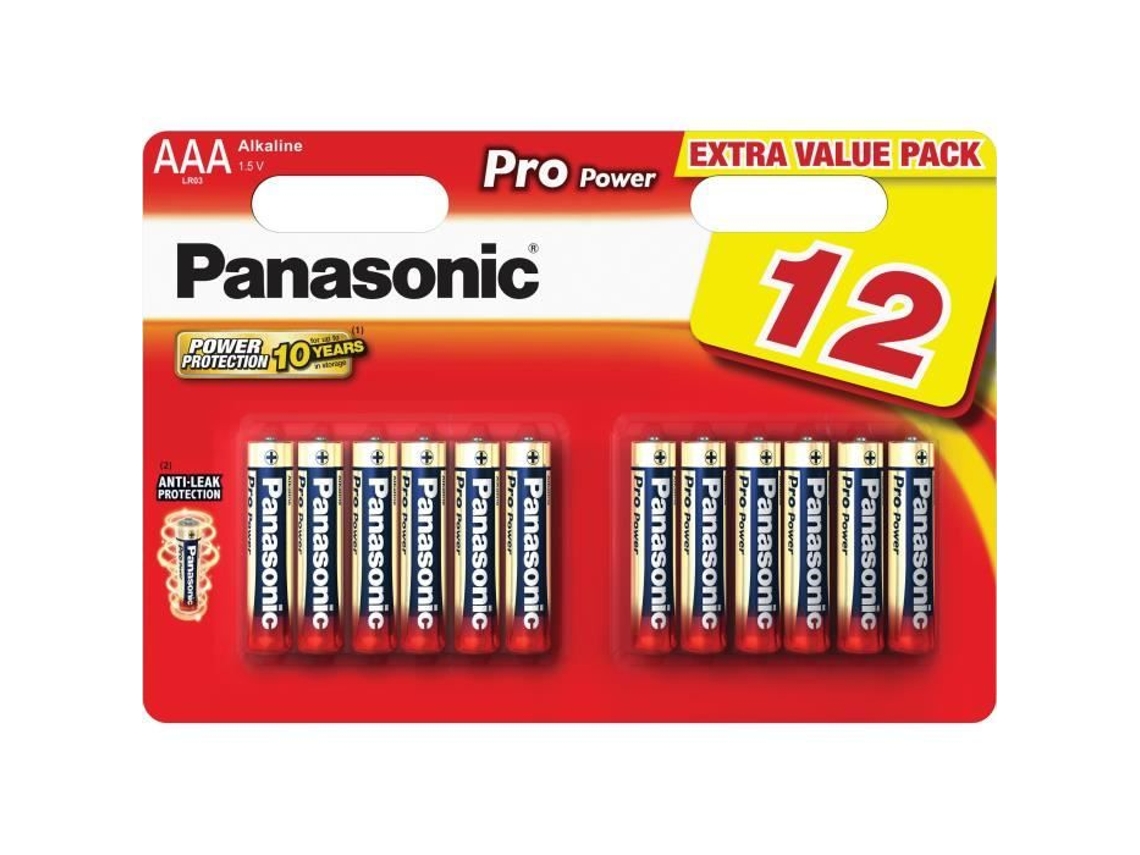 PANASONIC Bateria Alcalina Pro Power Lr03X12