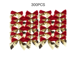Laxiscreed Presilhas Pequenas Vermelhas Para Natal, Conjunto Com 300 Peças Para Festas E Decorações