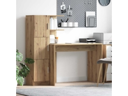Vidaxl Mesa Carvalho Artesanal 133.5 X 50 X 124 Cm 2 Unid.