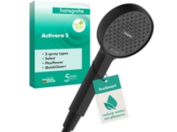 Hansgrohe Activera Select S Chuveiro De Mão 95, 2 Modos De Duche, Ecosmart, 28033670, Cor: Preto Mate