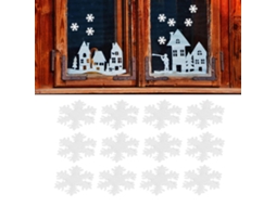 1000 Peças De Confete De Copo De Neve 1,2 Polegadas Sem Cheiro Reutilizável Decoração Branca Para Natal Festa Aniversário Casamento Festividades