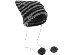 Gorro De Inverno Grosso Tricotado Com Orelhas De Gato, Feito De Fibras Acrílicas, Unissex, Quente E Confortável.