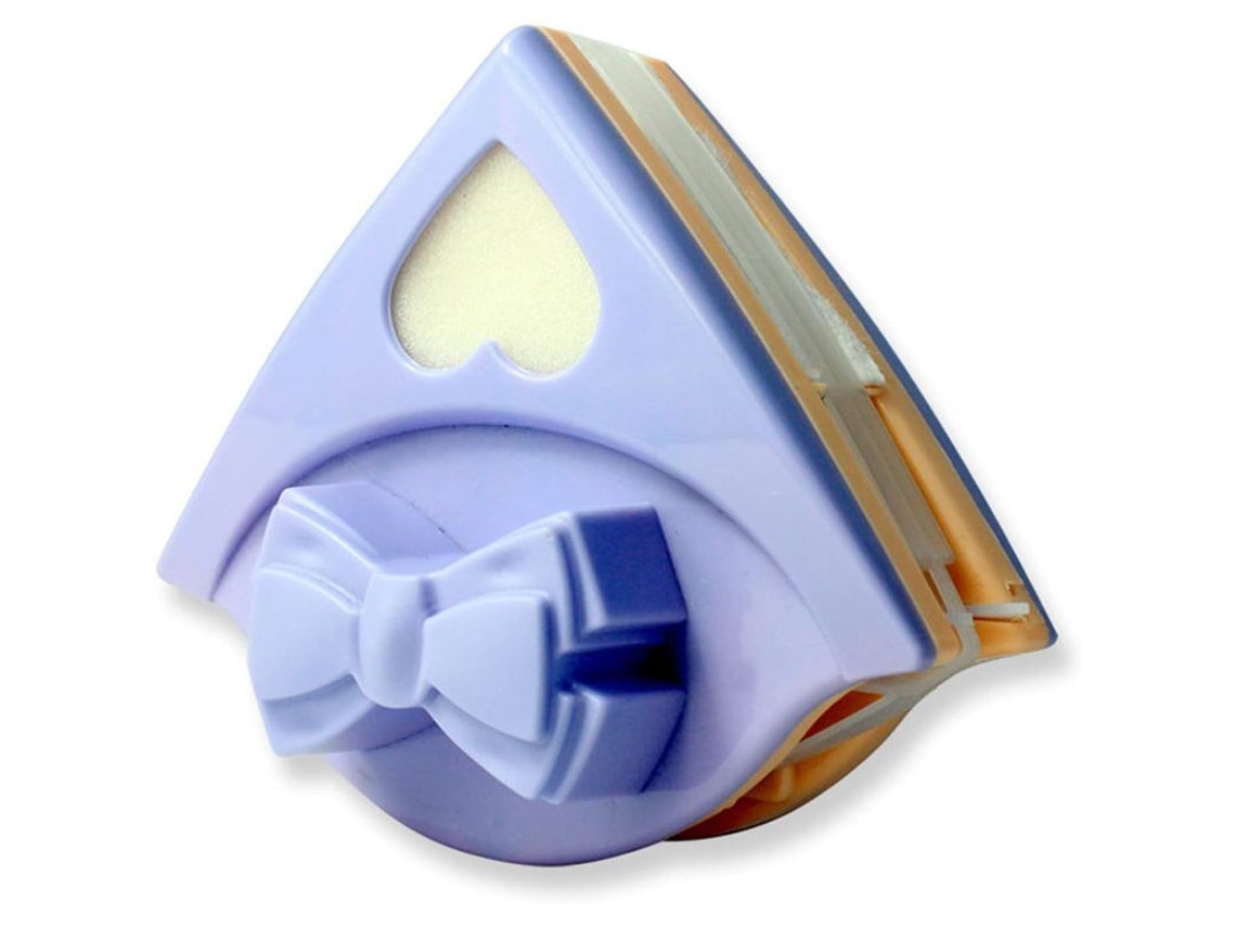 Limpiador De Janelas Magnético De Dois Lados Com Corda Para Vidros De 3-8mm, Roxo Claro