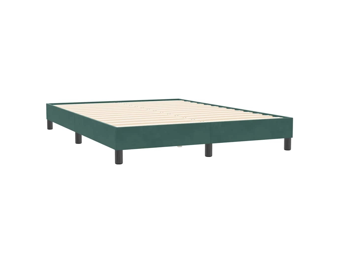 Estrutura de Cama Veludo Verde Escuro MAISON EXCLUSIVE 160x210 cm