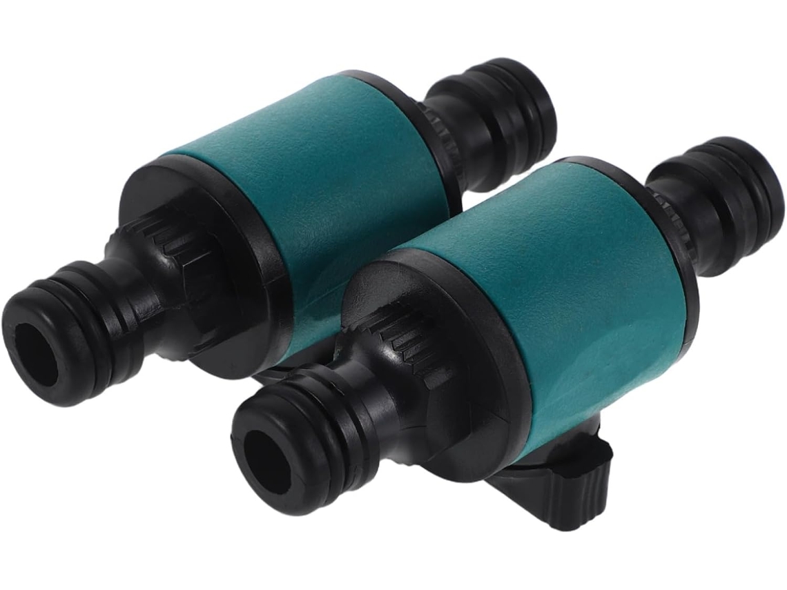 Conjunto De 2 Conectores Mangueira Engate Rápido Com Válvula