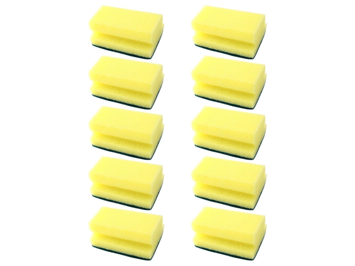 Esponjas De Limpeza De Cozinha, 10 Unidades, Esponjas Resistentes Para Panelas.
