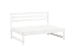 Garden Middle Sofa, Garden Middle Sofas Vidaxl Branco Madeira De Pinho (n/a)