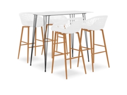 Bar Set, Bar Sets Vidaxl Branco Mdf