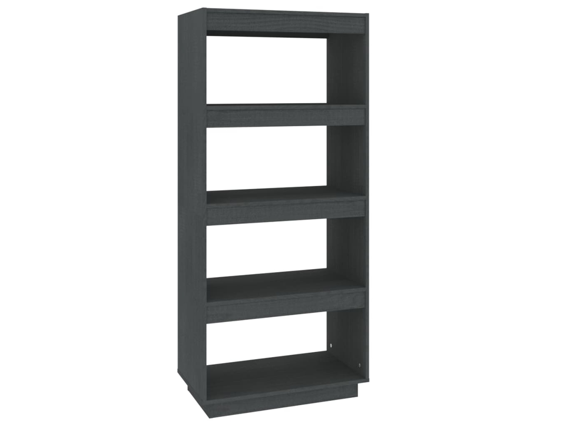 Book Cabinet, Book Cabinets Vidaxl Cinzeto Madeira De Pinho (n/a)