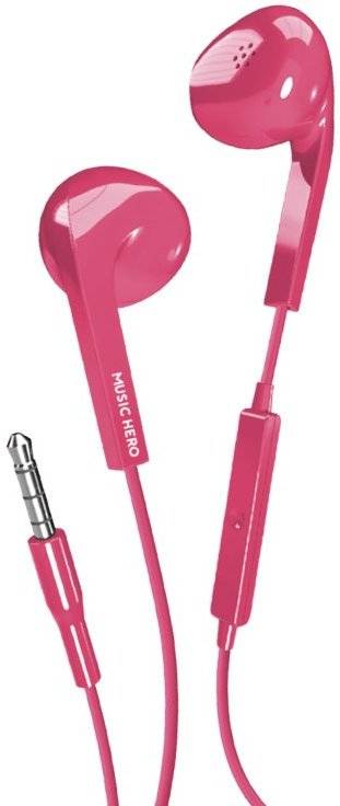 Auriculares com Fio SBS Prism (In Ear - Microfone - Rosa)