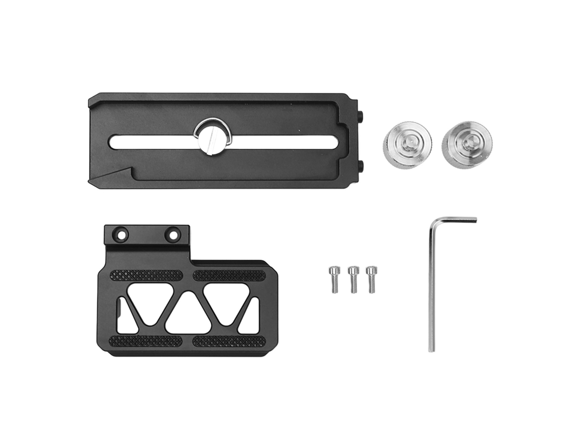 Suporte De Bracket L Liberação Rápida Compatível Com Dji Rs2 Rs3 Câmeras Dslr