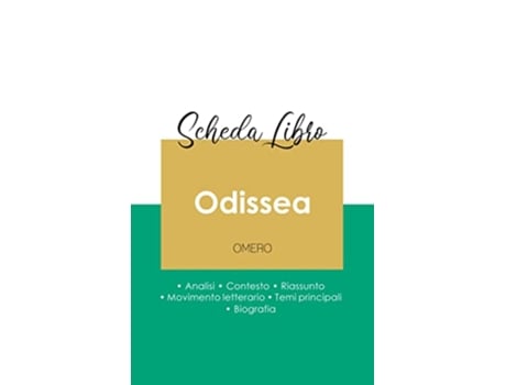 Livro Scheda libro Odissea di Omero analisi letteraria di riferimento e riassunto completo Italian Edition de Omero (Italiano)