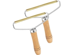 Removedor de Pelusas Portátil Nova Line, 2pcs rolo manual com cabo de madeira | S/MARCA
