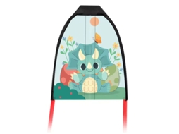 Mali pipa de Lançamento com Polegar Infantil Pipa de Lançamento Brinquedo Esportes Ao Ar Livre Presente de Aniversário Triceratops