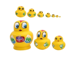 10 Unidades De Brinquedo De Nidificação Tradicional Allinless