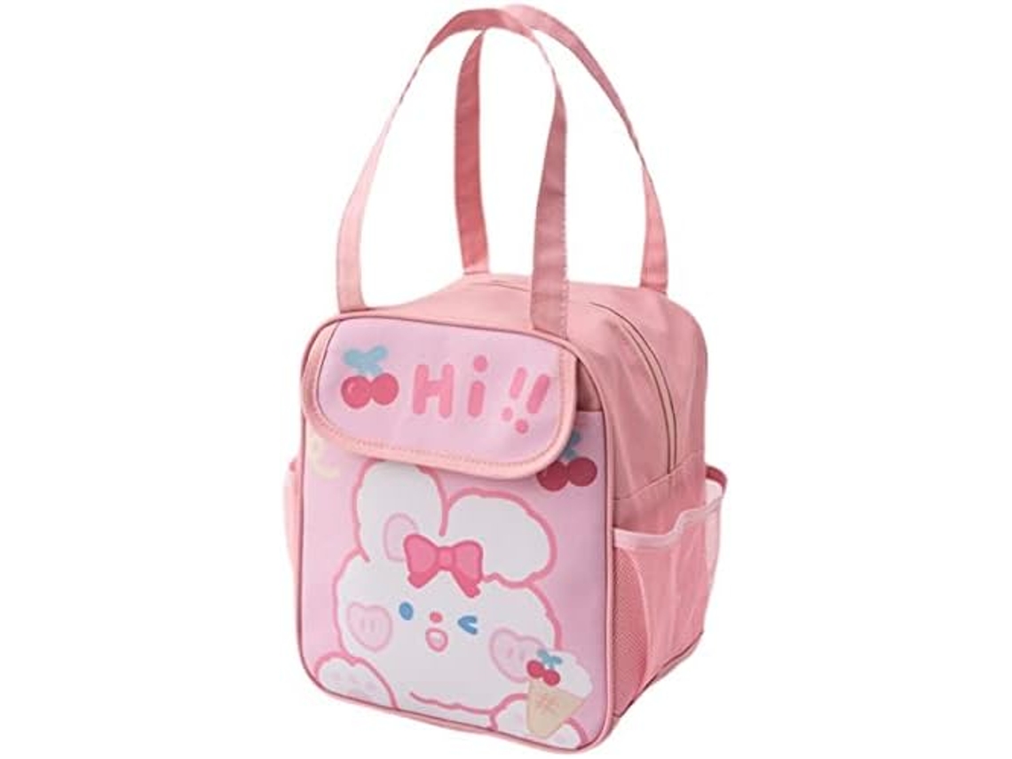 Lancheira térmica Kawaii para meninas, Lancheira fofa para mulheres, Lancheira térmica para crianças, Aquaforge