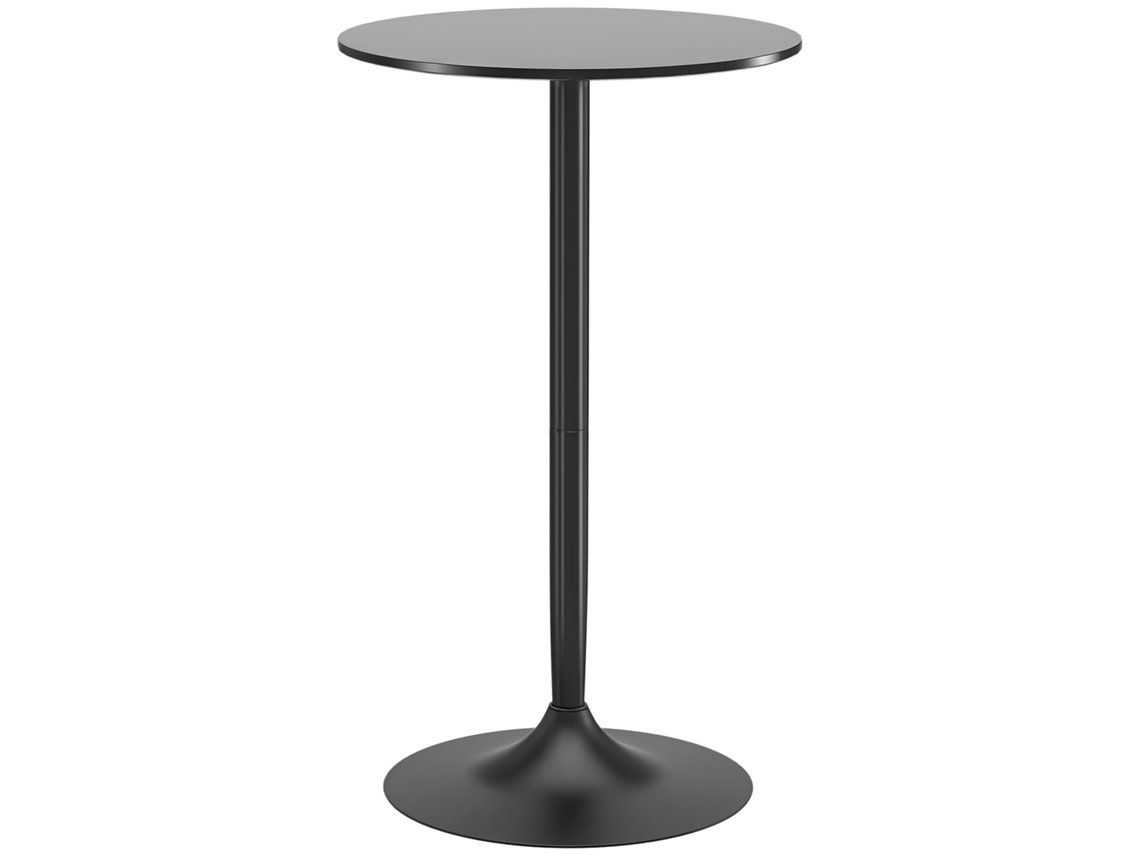Mesa de Bar,mesa Alta para 2 Pessoas,60x60x102cm,preta BTFORUS