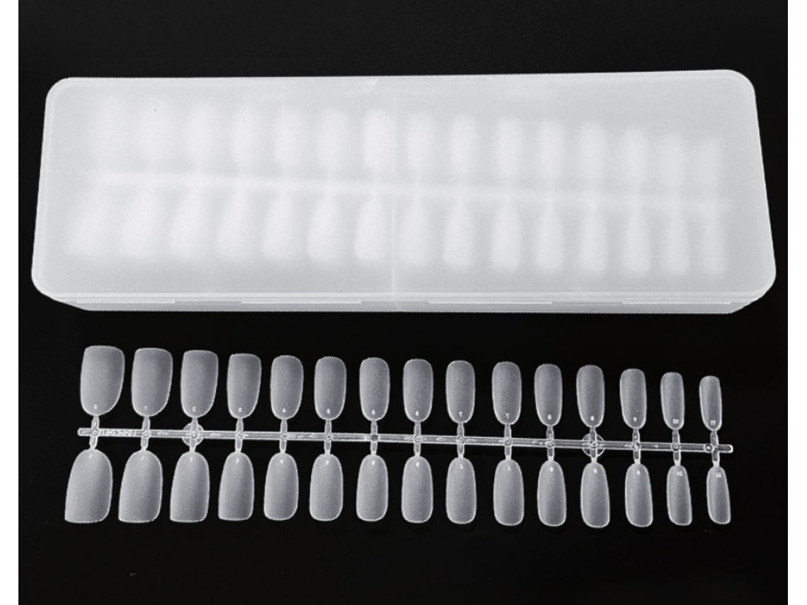 300 Peças de Dicas de Unhas em Gel Macio 10 Tamanhos Cobertura Total NEVEANCE