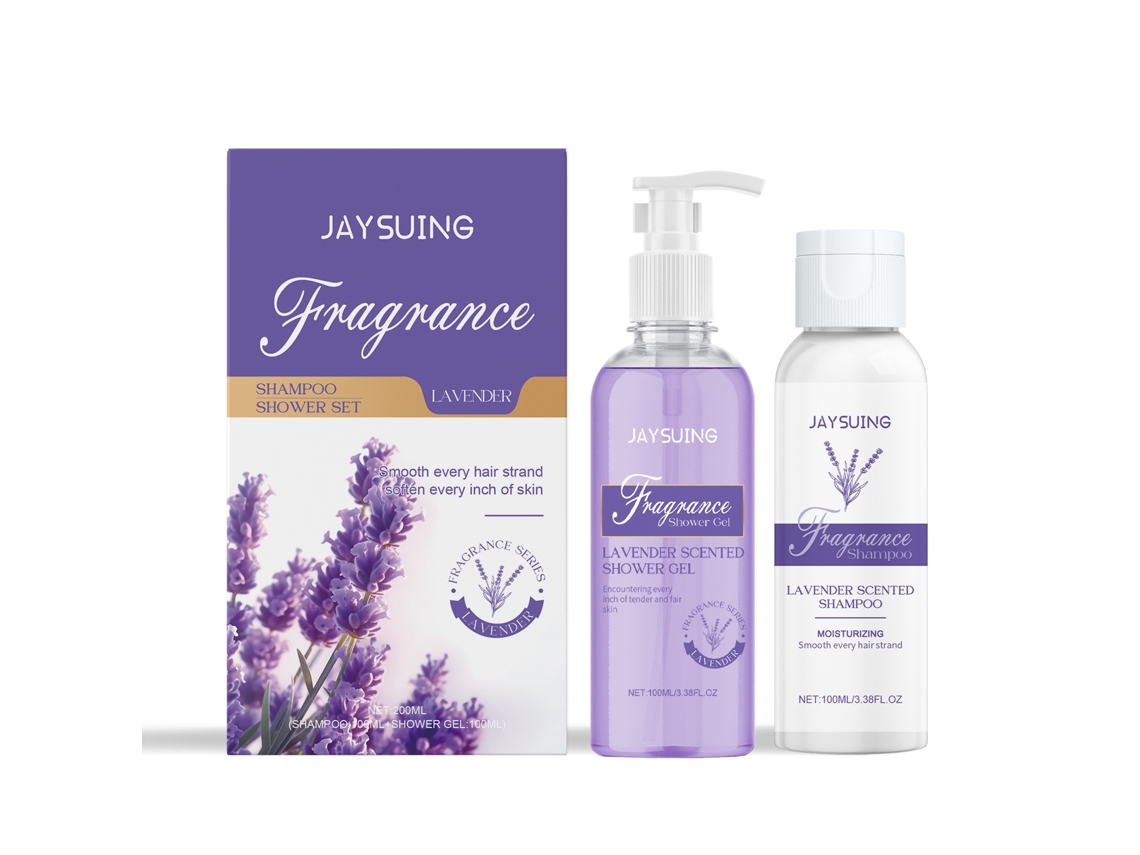 Shampoo e Gel de Banho Lavanda Feminino, Higiene e Aroma Agradável LAXISCREED