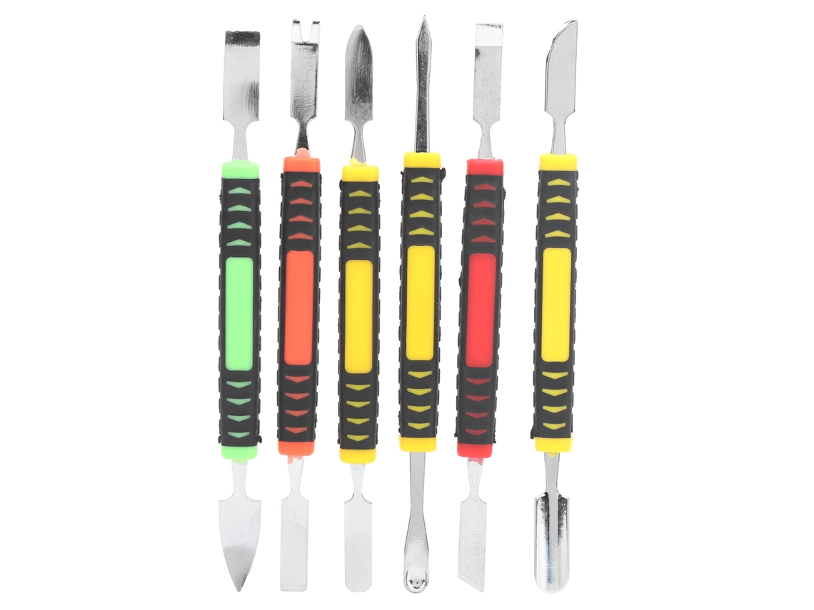 Conjunto De 6 Ferramentas De Abertura Com Canivetes Para Reparo De Celular Computador Tablet