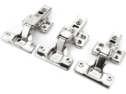Conjunto De 4 Dobradiças Hidráulicas Aço Inoxidável Com Amortecedor