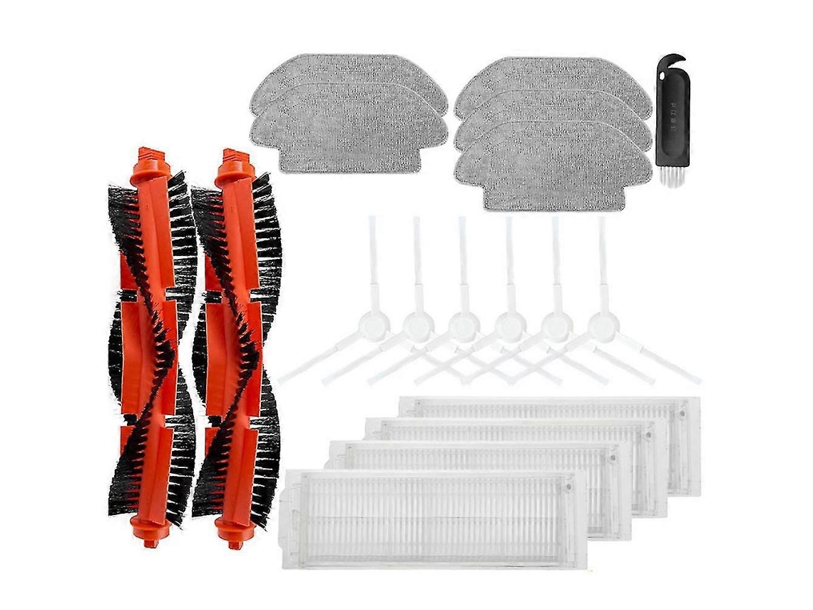 18 Peças Compatíveis Com Aspirador De Pó Robô Xiaomi Mi Mop Pro P Cleaning Brilvibera