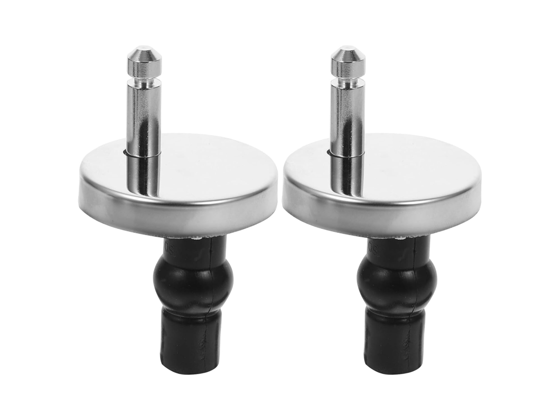 Fixadores De Aço Inoxidável Para Assento Sanitário Com Parafusos De Borracha Expansíveis.