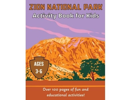Livro Zion National Park Activity Book For Kids For Ages 3-5 De Wilderkind Books (inglês)