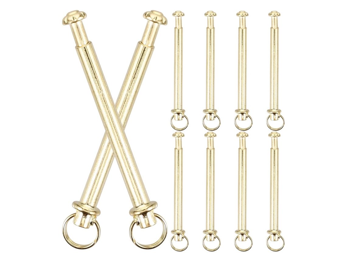 Kit De Reparo Com 10 Rebites Para Leques Dobráveis, Com Revestimento Metálico E Porcas.