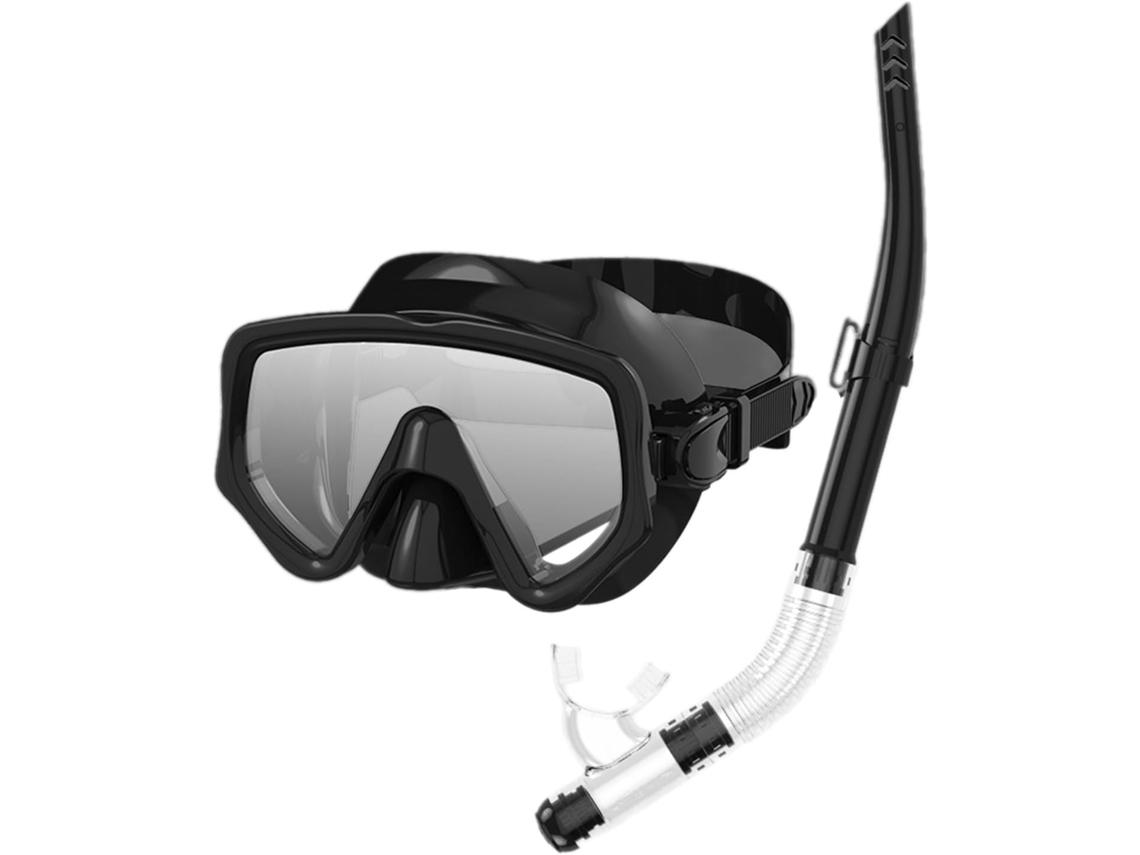 Conjunto de snorkel com lentes panorâmicas SFUSHOS