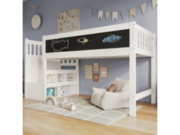 Beliche Infantil 90x200 Com Quadro Branco E Proteção