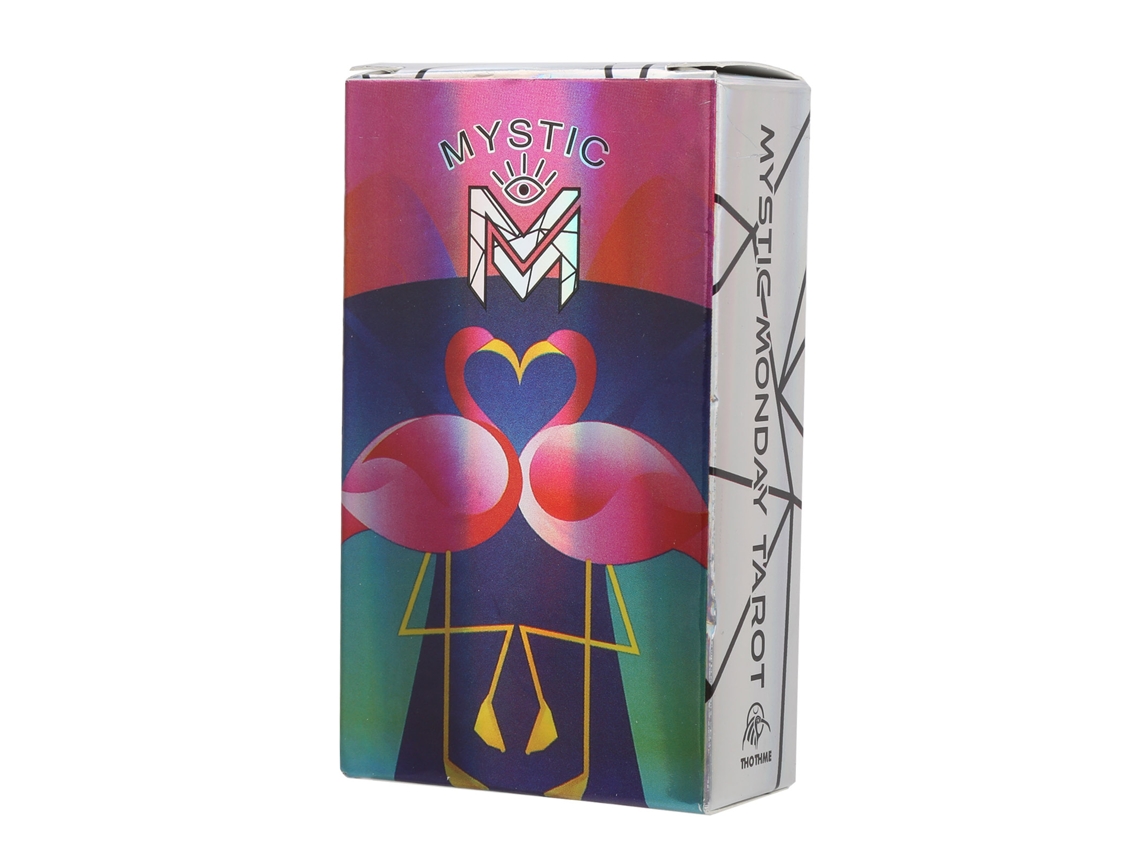 Cartas De Tarot Mystic Monday Com Efeito Holográfico Versão Em Inglês Para Jogo De Divinação