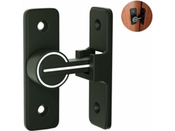 Fechadura de porta deslizante luminosa Slowmoose, gancho de 90°, fechadura antirroubo para porta e janela (90 graus)