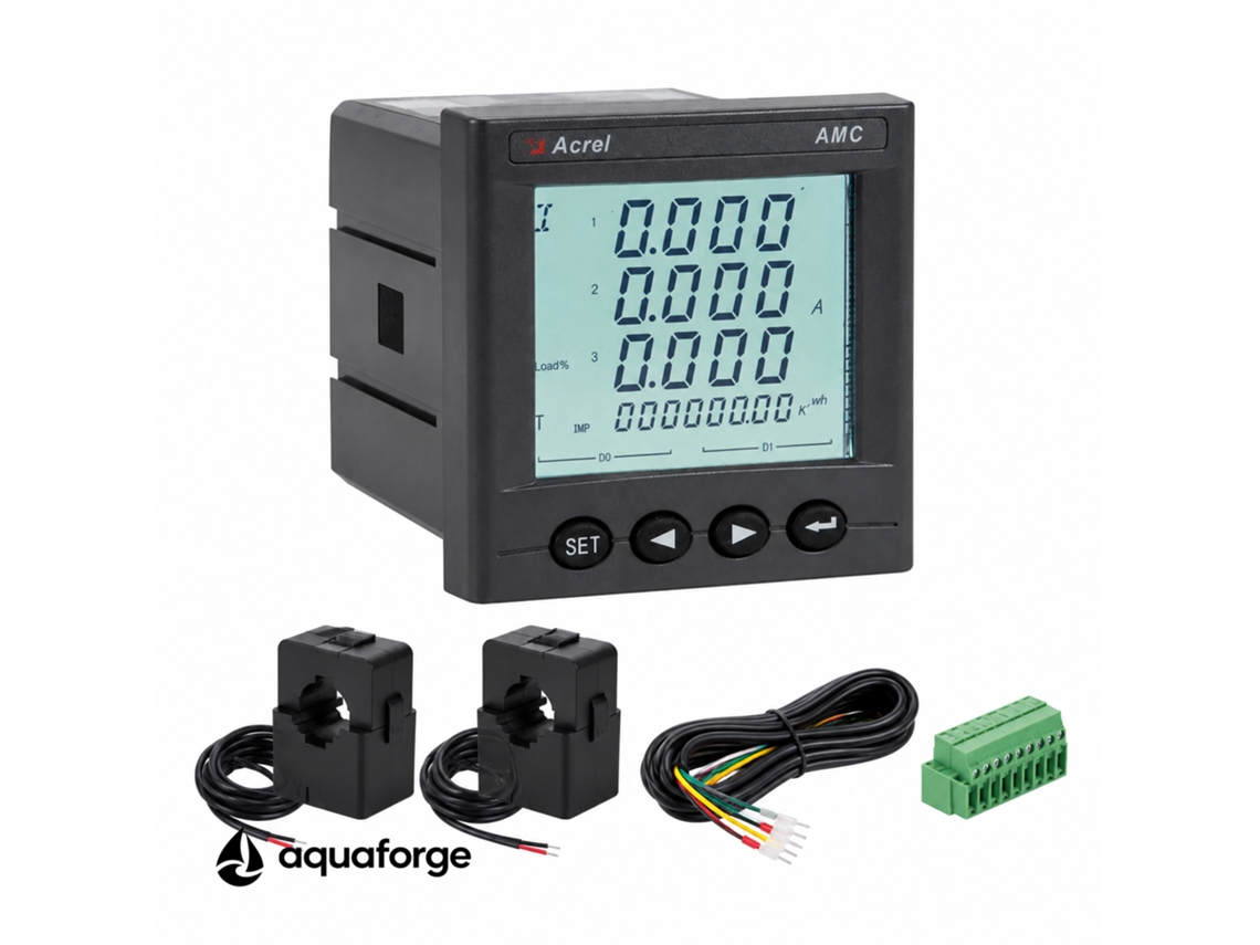 Multifuncional Amc Eletricidade Medidor Acrel Amc72l-e4/kc - Amc72l-e4/kc 2di 2do