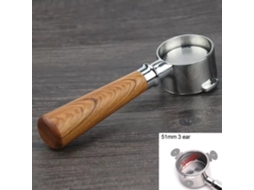 Moedor de Café Filtro de Café Sem Fundo para Delonghi 51Mm Aço Inoxidável para Delonghi Ec680-Ec685 Tipo Beige-51Mm