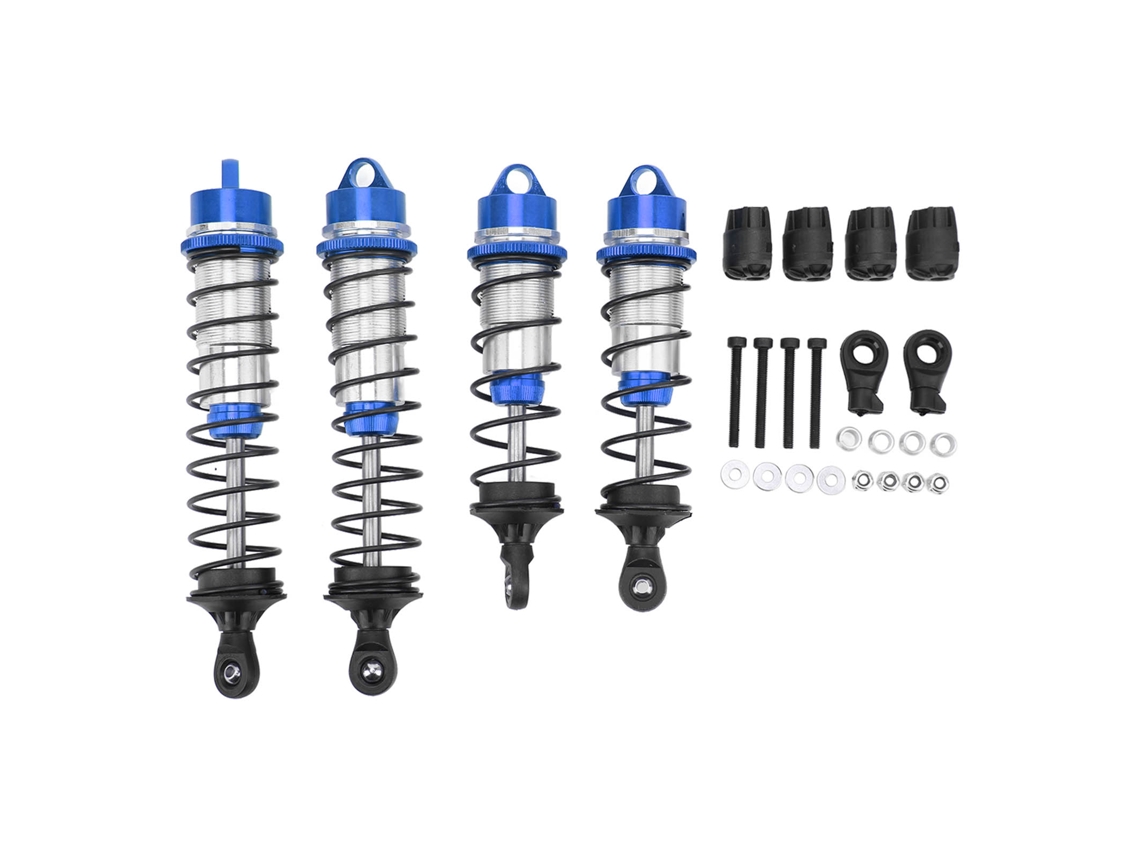 Mali amortecedor de Choque Dianteiro e Traseiro de Liga de Alumínio para Carros Rc Arrma 1/7 1/8 Azul